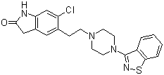 Ziprasidone molecular structure (CAS 146939-27-7)
