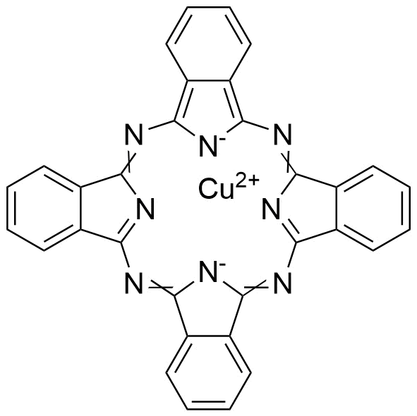酞菁蓝分子结构 (CAS 147-14-8)
