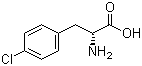 4-氯-D-苯丙氨酸分子结构 (CAS 147065-05-2)
