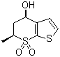 (4R,6S)-5,6-二氢-4-羟基-6-甲基噻吩并[2,3-b]噻喃-7,7-二氧化物分子结构 (CAS 147128-77-6)