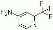 structure of CAS# 147149-98-2, 4-Amino-2-trifluoromethylpyridine;2-(Trifluoromethyl)pyridin-4-amine