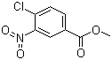 4-氯-3-硝基苯甲酸甲酯分子结构 (CAS 14719-83-6)