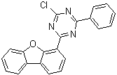 2-Chloro-4-(4-dibenzofuranyl)-6-phenyl-1,3,5-triazine molecular structure (CAS 1472729-25-1)