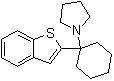 1-(1-苯并[b]噻吩-2-基环己基)吡咯烷分子结构 (CAS 147299-15-8)