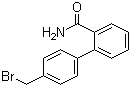 4'-(溴甲基)联苯-2-甲酰胺分子结构 (CAS 147404-72-6)