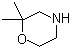 2,2-二甲基吗啉分子结构 (CAS 147688-58-2)