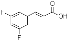 3,5-Difluorocinnamic acid molecular structure (CAS 147700-58-1)