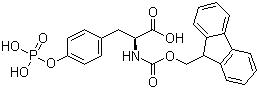 Fmoc-O-Phospho-L-tyrosine molecular structure (CAS 147762-53-6)