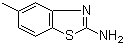 2-氨基-5-甲基苯并噻唑分子结构 (CAS 14779-17-0)