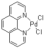 邻菲啰啉二氯化钯分子结构 (CAS 14783-10-9)