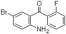 2-氨基-5-溴-2'-氟二苯甲酮分子结构 (CAS 1479-58-9)