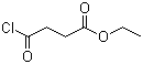 丁二酸单乙酯酰氯分子结构 (CAS 14794-31-1)