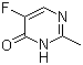 5-氟-2-甲基嘧啶-4(3H)-酮分子结构 (CAS 1480-91-7)