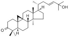25-羟基环木菠萝-23-烯-3-酮分子结构 (CAS 148044-47-7)