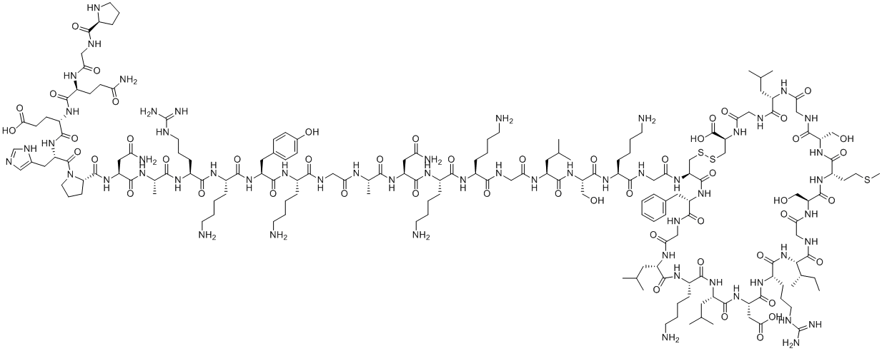 Vosoritide molecular structure (CAS 1480724-61-5)
