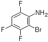 2,4,5-三氟-6-溴苯胺分子结构 (CAS 1481-21-6)