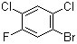 2,4-二氯-5-氟溴苯分子结构 (CAS 1481-63-6)