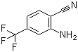 2-氨基-4-三氟甲基苯腈分子结构 (CAS 1483-54-1)