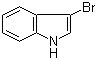 3-溴吲哚分子结构 (CAS 1484-27-1)