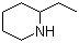 2-乙基哌啶分子结构 (CAS 1484-80-6)