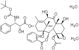 三水多烯紫杉醇分子结构 (CAS 148408-66-6)