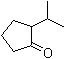 2-异丙基环戊酮分子结构 (CAS 14845-55-7)