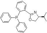 (4S)-2-(2-(二苯基膦基)苯基)-4-异丙基-4,5-二氢恶唑分子结构 (CAS 148461-14-7)