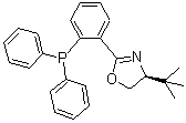 (4S)-4-叔丁基-2-[2-(二苯基膦基)苯基]-4,5-二氢恶唑分子结构 (CAS 148461-16-9)