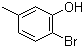 2-溴-5-甲基苯酚分子结构 (CAS 14847-51-9)