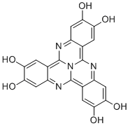 4b1,5,10,15-四氮杂萘并[1,2,3-gh]苯并[a]蒽-2,3,7,8,12,13-六醇分子结构 (CAS 148494-98-8)