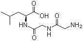 甘氨酰-甘氨酰-L-亮氨酸分子结构 (CAS 14857-82-0)
