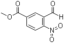 3-甲酰基-4-硝基苯甲酸甲酯分子结构 (CAS 148625-35-8)