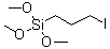 三甲氧基(碘丙基)硅烷分子结构 (CAS 14867-28-8)