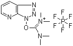 2-(7-Aza-1H-benzotriazole-1-yl)-1,1,3,3-tetramethyluronium hexafluorophosphate molecular structure (CAS 148893-10-1)