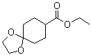 1,4-二氧杂螺[4.5]癸烷-8-羧酸乙酯分子结构 (CAS 1489-97-0)