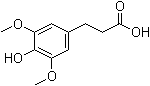 4-羟基-3,5-二甲氧基氢化肉桂酸分子结构 (CAS 14897-78-0)