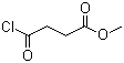丁二酸单甲酯酰氯分子结构 (CAS 1490-25-1)