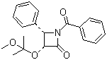(3R,4S)-1-苯甲酰-3-(1-甲氧基-1-甲基乙氧基)-4-苯基-2-氮杂环丁酮分子结构 (CAS 149107-92-6)