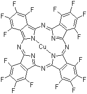 全氟酞菁铜分子结构 (CAS 14916-87-1)