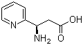 (R)-3-氨基-3-(吡啶-2-基)丙酸分子结构 (CAS 149196-86-1)