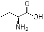 L-2-氨基丁酸分子结构 (CAS 1492-24-6)