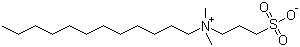structure of CAS# 14933-08-5, N-Dodecyl-N,N-dimethyl-3-ammonio-1-propanesulfonate;3-(N,N-Dimethyllaurylammonio)propanesulfonate; 3-(Dodecyldimethylammonio)propanesulfonate; Lauryl sulfobetaine
