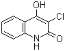 3-氯-4-羟基喹啉酮分子结构 (CAS 14933-25-6)