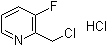 2-氯甲基-3-氟吡啶盐酸盐分子结构 (CAS 149463-07-0)