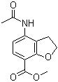 Methyl 4-(acetylamino)-2,3-dihydro-1-benzofuran-7-carboxylate molecular structure (CAS 149466-67-1)