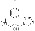硅氟唑分子结构 (CAS 149508-90-7)