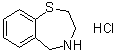 2,3,4,5-四氢-1,4-苯并硫氮杂卓盐酸盐分子结构 (CAS 14953-97-0)