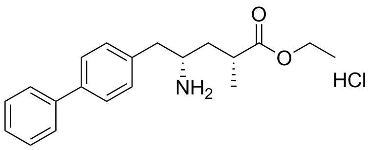 (2R,4S)-4-Amino-5-(biphenyl-4-yl)-2-methylpentanoic acid ethyl ester hydrochloride molecular structure (CAS 149690-12-0)