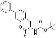 [(1R)-2-(联苯-4-基)-1-甲酰基乙基]氨基甲酸叔丁酯分子结构 (CAS 149709-58-0)