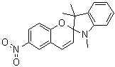 6'-硝基-1,3,3-三甲基螺[吲哚啉-2,2'-2'H-苯并吡喃]分子结构 (CAS 1498-88-0)